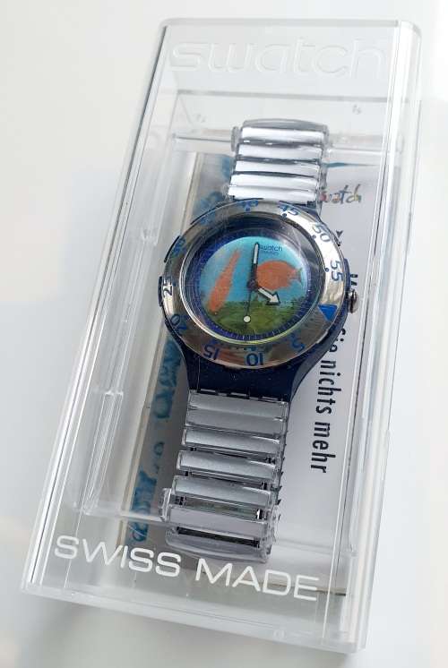VINTAGE SWATCH SCUBA - STUNNING 90`s - HIGHLY COLLECTIBLE - BRAND NEW IN BOX